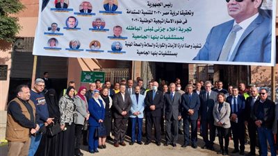 محافظ القليوبية ورئيس جامعة بنها يشهدان نموذج تجربة إخلاء المستشفى الجامعي