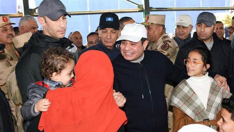 جانب من لقاء الرئيس