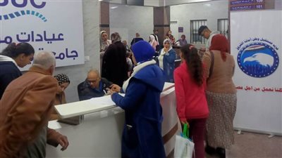 مستقبل وطن الشروق ينظم قافلة طبية مجانية بمركز جامعة بدر الطبي الخاص