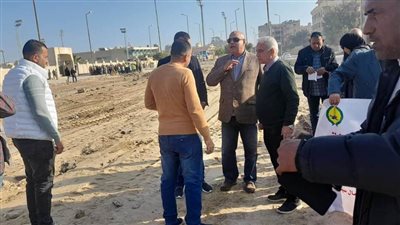 رئيس مدينة العريش يتابع الأعمال الجارية   