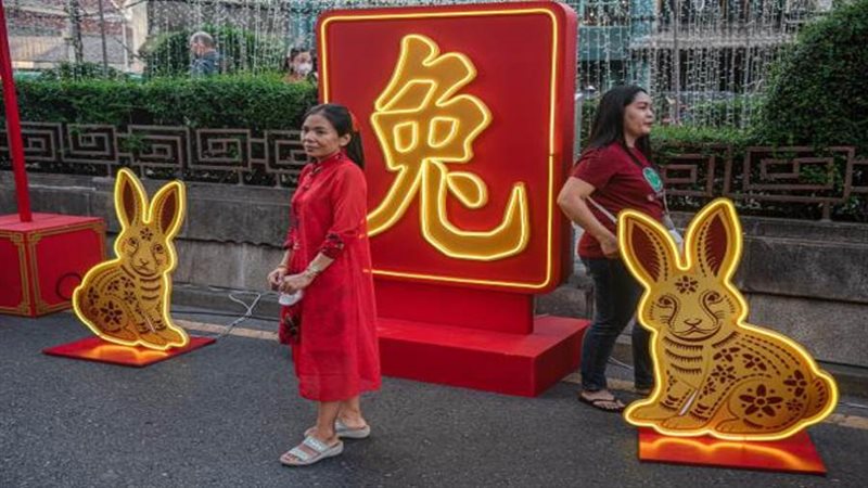 احتفال الصينيون بعام