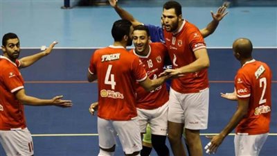 الأهلي يفوز على سموحة 3-1 في دوري الكرة الطائرة