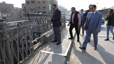 نائب محافظ المنيا يتفقد كوبري الملك فاروق ويوجه بإعداد مقايسة لتنفيذ أعمال الإصلاح