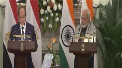 الرئيس السيسي ورئيس الوزراء الهندي يبحثان مكافحة الإرهاب العابر للحدود