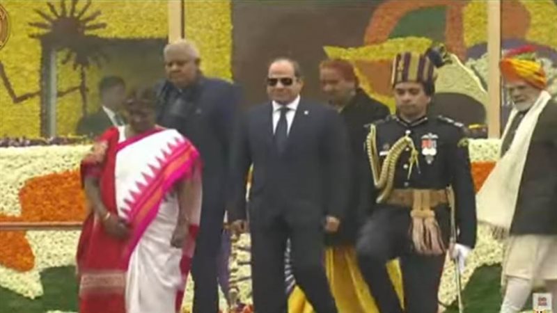 الرئيس السيسي يغادر