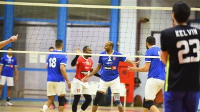 رجال طائرة الأهلي يفوز على بتروجت