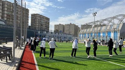 انطلاق أول ميني ماراثون بنادي النادي شيراتون 