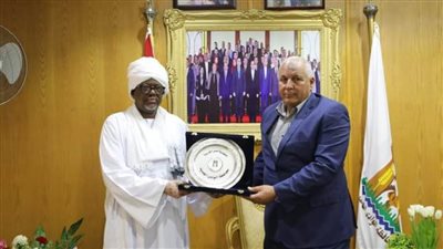 محافظ الوادي الجديد يستقبل القنصل العام لجمهورية السودان 