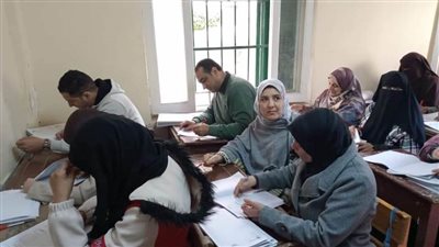 استمرار أعمال تصحيح امتحانات الشهادة الإعدادية بالدقهلية 