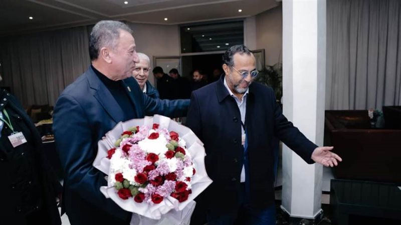 جانب من استقبال بعثة