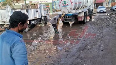 بيلا ترفع حالات الطوارئ لرفع مياه الأمطار بكفر الشيخ