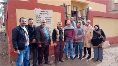 تسليم مبنى الوحدة البيطرية بالغنيمى عقب إحلالها وتجديدها بكفر الشيخ