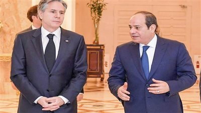 رسائل من الرئيس السيسي للعالم خلال لقائه وزير خارجية الولايات المتحدة 