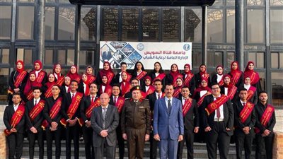 طلاب جامعة القناة يتوجهون لزيارة معرض الكتاب الـ54 