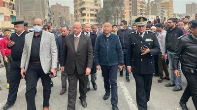محافظ القاهرة يوجه بإزالة آثار حريق مستشفى 