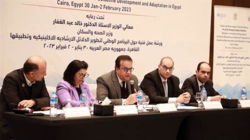 وزير الصحة في ورشة