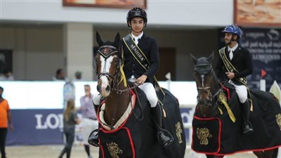 ناشئو مصر للفروسية يفوزون ببطولة الشارقة الدولية لقفز الحواجز.. 