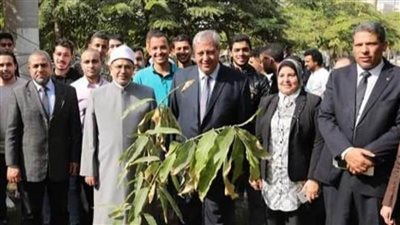 انطلاق مبادرة (هنجملها) بجامعة الأزهر بزراعة 1000 شجرة مثمرة