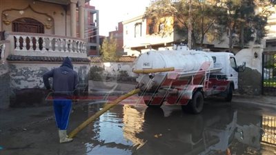 استمرار رفع مياه الأمطار بقرى ومدن كفر الشيخ واستقرار حالة الطقس