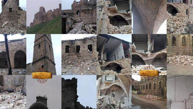 تضرر أماكن أثرية