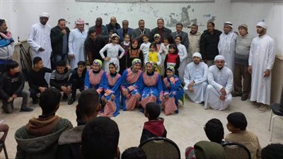 قافلة الثقافة للجميع تواصل فعالياتها لأطفال الشيخ زويد