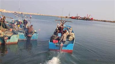 استمرار إغلاق ميناء العريش البحري لليوم الثاني على التوالي بسبب الظروف الجوية