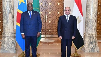 رئيس الكونغو الديمقراطية يؤكد رغبته في تعزيز آفاق التعاون مع مصر