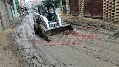 كفر الشيخ تواصل رفع آثار الأمطار وتمهيد الطرق لتحسين حركة سير المواطنين