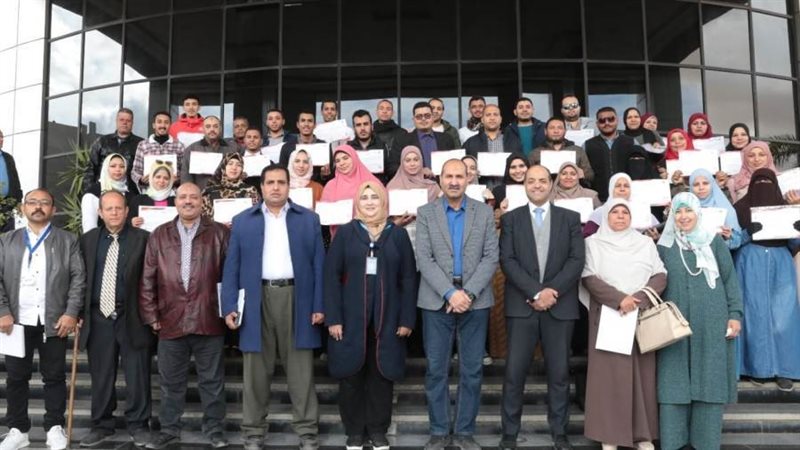 توزيع شهادات التدريب