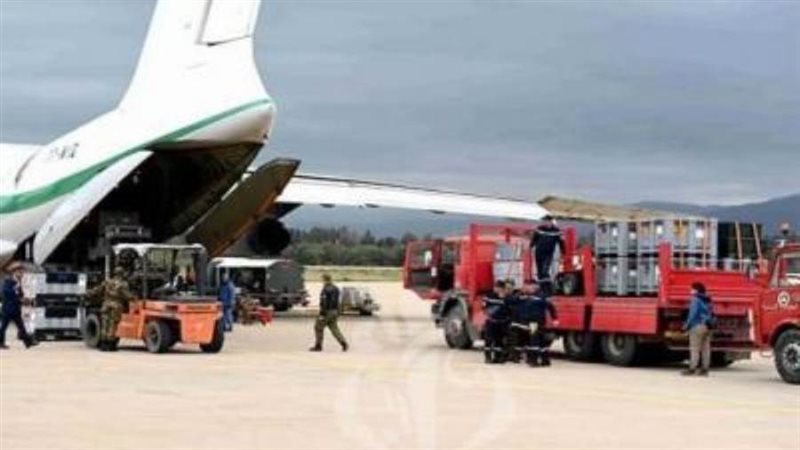 وصول طائرة مساعدات