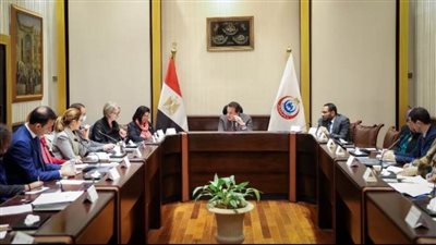وزير الصحة يستقبل وفدًا من الصحة العالمية واتحاد وبنك الاستثمار الأوروبي لبحث التعاون في القطاع الصحي