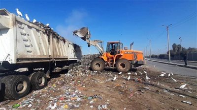 حملات للنظافة والرصف بالأحياء والشوارع الرئيسية بمدينة المنيا