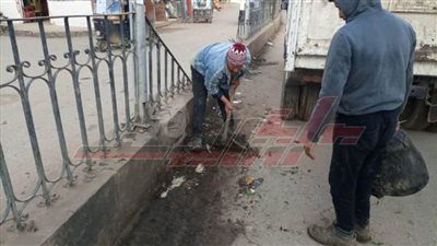 تكثيف أعمال النظافة والتجميل بكفر الشيخ