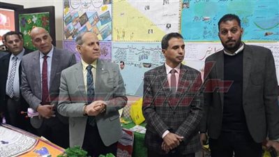 كفر الشيخ: طلاب يعبرون عن المشروعات القومية والمعالم الجغرافية