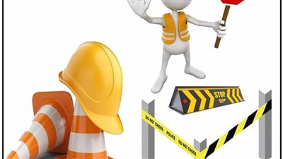 إغلاق طريق درويش بمطاي بالمنيا بسبب هبوط أرضي