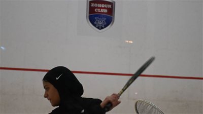 بطلة الزهور نور وجيه تخوض نصف نهائي بطولة منطقة القاهرة للإسكواش