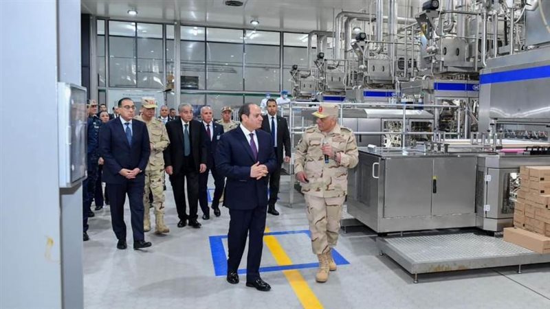 الرئيس السيسي يتفقد