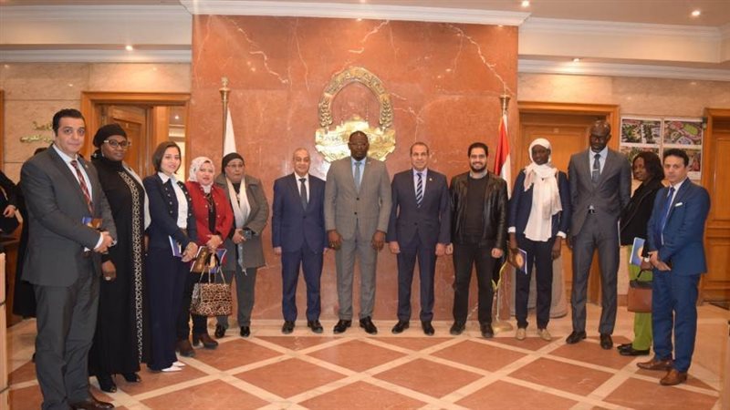 الوفد السنغالي ومجلس