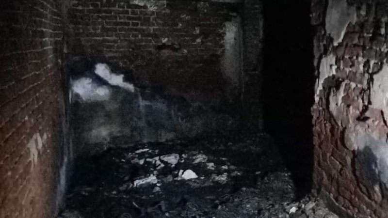 حريق المنزل