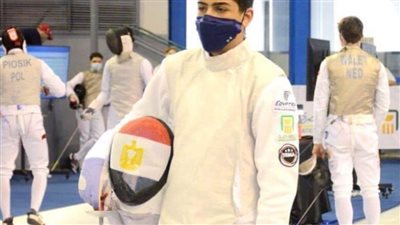 عبدالرحمن طلبة يتأهل لنصف نهائي البحر المتوسط لسلاح الشيش بكرواتيا