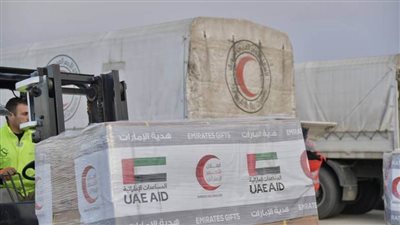 الإمارات ترسل 117 طنا من المواد الإغاثية لسوريا وتركيا