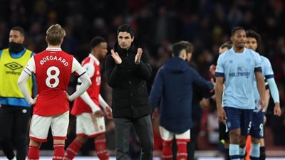 أرسنال يتعثر أمام برينتفورد وينتظر نتائج السيتي منافسه على لقب البريميرليج 