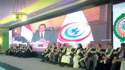 وزير الصحة يلقي كلمة في حفل تخريج دفعة من الأطباء بالمجلس العربي للاختصاصات الصحية