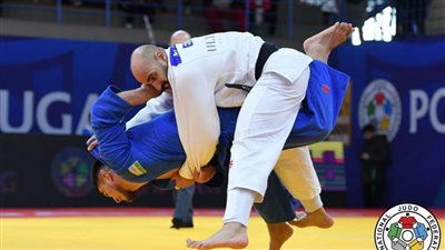 علي حازم يتأهل لقبل نهائي بطولة أوروبا المفتوحة للجودو