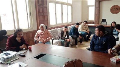 جلسات الإرشاد الأكاديمي لطلاب جامعة بني سويف الأهلية 