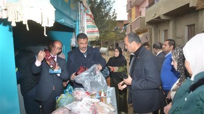 ضبط لحوم منتهية الصلاحية ومحاضر في حملة حماية المستهلك ببنى سويف
