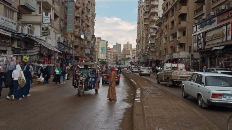 سقوط أمطار بالبحيرة