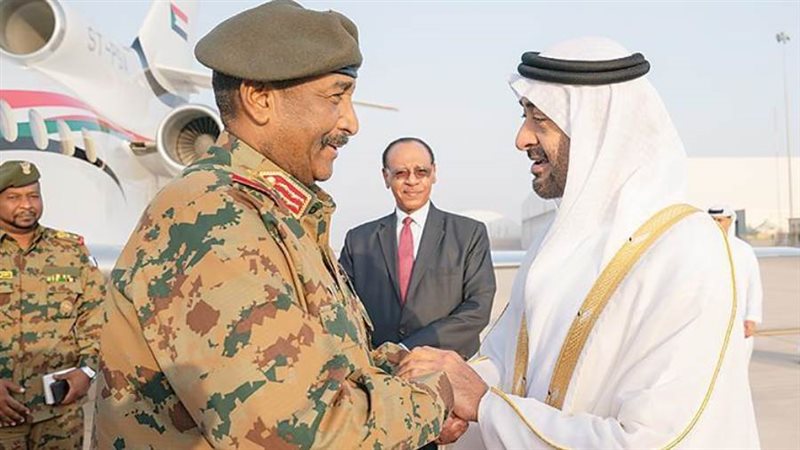 بن زايد والبرهان