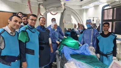 نجاح فريق طبي بمستشفى القلب جامعة أسيوط في إنقاذ حياة سيدة في العقد الـ 70 من عمرها