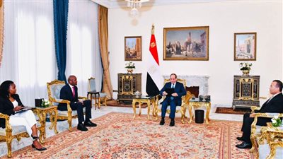الرئيس السيسي يتسلم رسالة من نظيره الكيني حول العلاقات بين البلدين